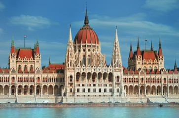Parlament Budapeszt - obrazy, fototapety, plakaty