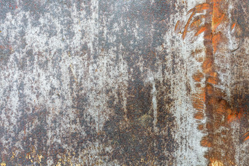 Scratched metal surface