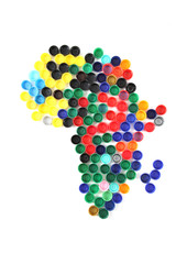 africa from the color caps