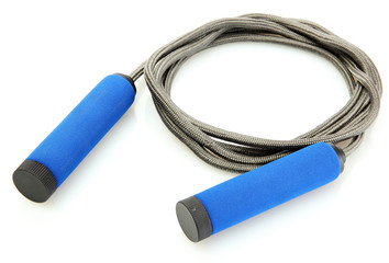 skipping rope isolated on white.