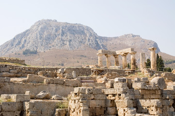Greece. Corinth. Apollo's temple