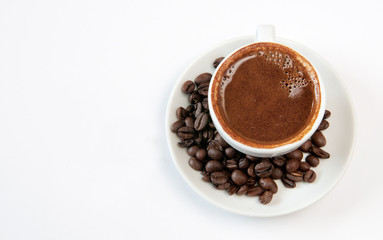 Coffee and beans