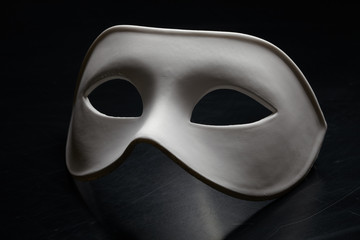 white mask