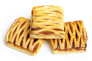 Fruit pie isolated