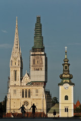 Fototapeta na wymiar Maria niezbędne Katedra Zagrzeb Chorwacji