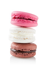 stack of three macarons