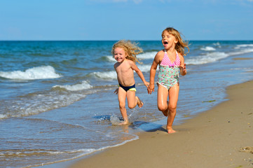 Fototapeta premium happy children