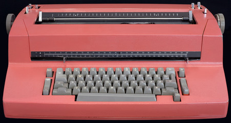 Fototapeta na wymiar Old Electric Typewriter