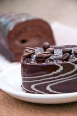 Chocolate cake-roll
