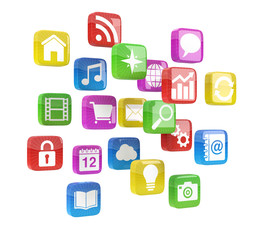 colorful app icons