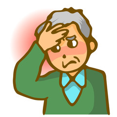 Obraz premium 発熱と頭痛