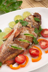 Whole Roasted Wild Rockfish