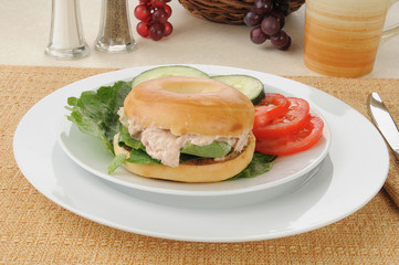 Tunafish bagel