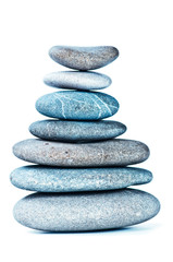 stones in balanced pile