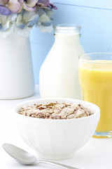delicious and healthy berries cereal