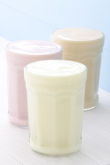 Obraz na płótnie Canvas delicious fresh yogurt