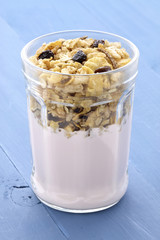 healthy and delicious parfait