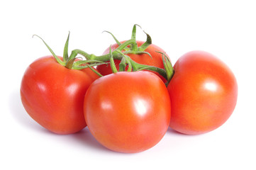 Tomato isolated on white background