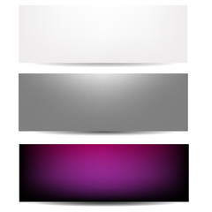 Abstract Color Banner Set