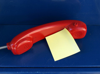 Post-it and phone