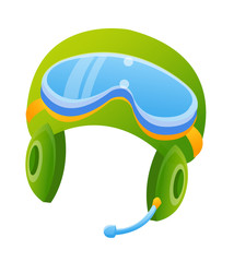 vector icon helmet
