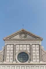 Fototapeta na wymiar Kościół Santa Maria Novella we Florencji, Włochy