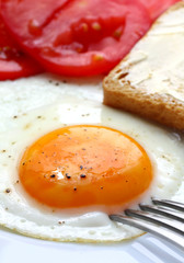 Fried egg breakfast