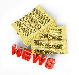 Naklejka premium newspaper