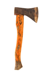 Black axe isolated on white