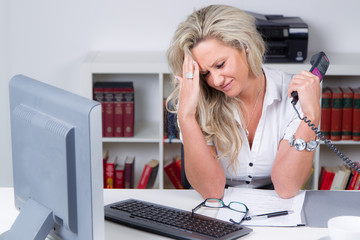 Stress im Büro