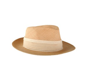Panama hat - isolated over white