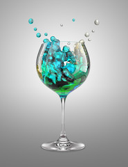mix wineglass