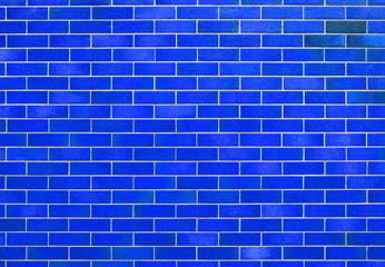 Blue tiled wall background