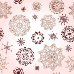 seamless background pattern with arabesques