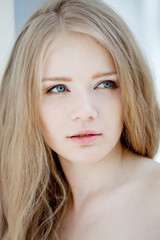 Fototapeta premium Young beautiful woman