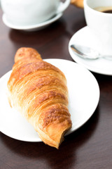 coffee and croissants