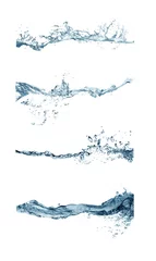 Deurstickers group of splashing water © 2jenn