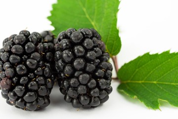 blackberries, fruits