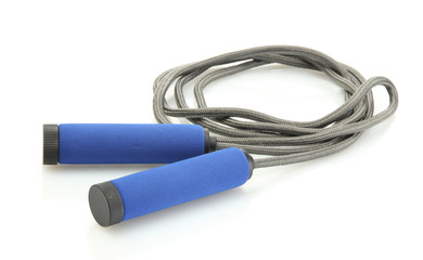 skipping rope isolated on white.