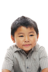 Cute Asian Boy Posing