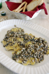 Italian ravioli with truffle