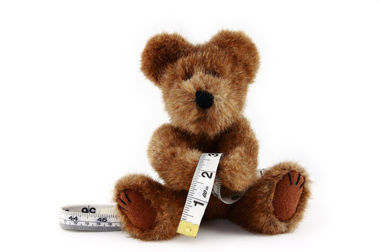 Teddy Bear With Measuring Tape