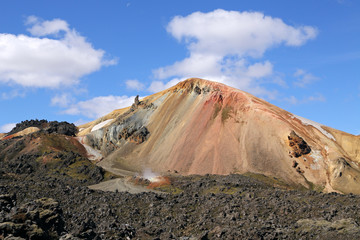 rainbow volcano, Landmannalaugar, Iceland