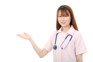 Young asian female nurse