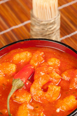 Spicy shrimps