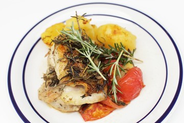 チキンのハーブ焼き