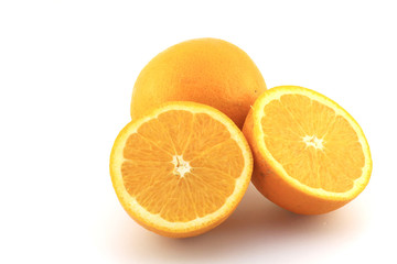 Two and half navel oranges