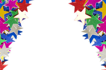 Colored stars background for your text on photo, and other.