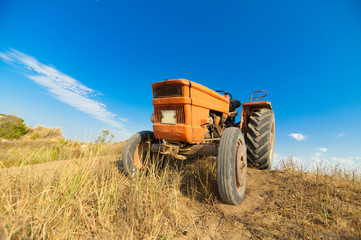 Fototapeta premium tractor