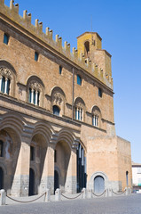 Fototapeta na wymiar Pałac Ludowej. Orvieto. Umbria. Włochy.